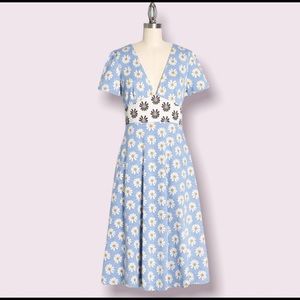 ModCloth Hutch Daisy A-Line Dress NWT